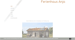 Desktop Screenshot of ferienhaus-anja.de